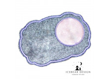 Stickdatei ITH - Mug Rug schick Blanko